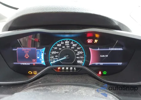 2013 Ford C-Max Hybrid Se из США, поврежденный, VIN 1FADP5AU1DL515689